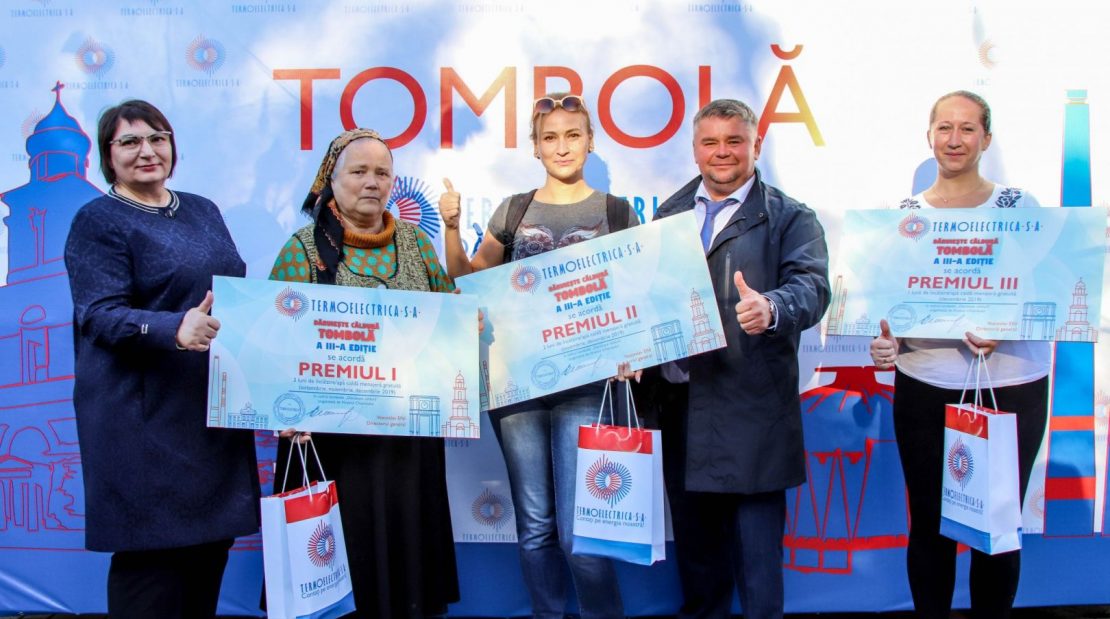  Termoelectrica a premiat câștigătorii Tombolei organizată de Hramul orașului Chișinău