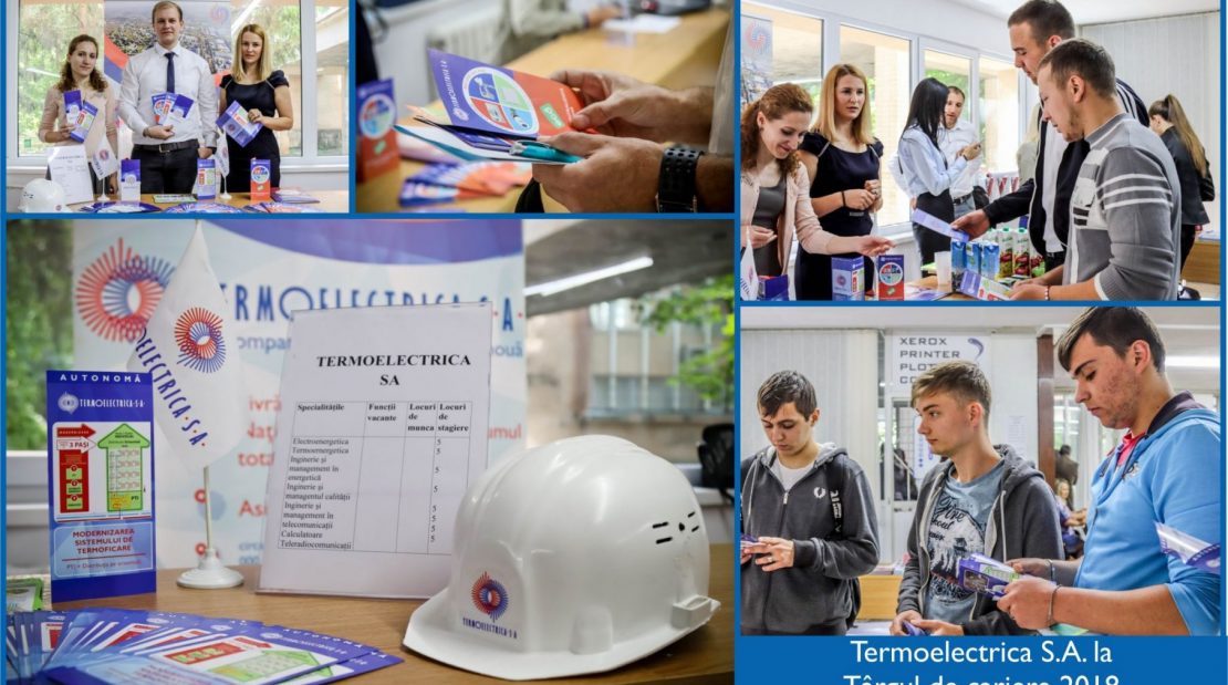  Zeci de studenți ai UTM, invitați să-și efectueze stagiul de practică la Termoelectrica S.A.