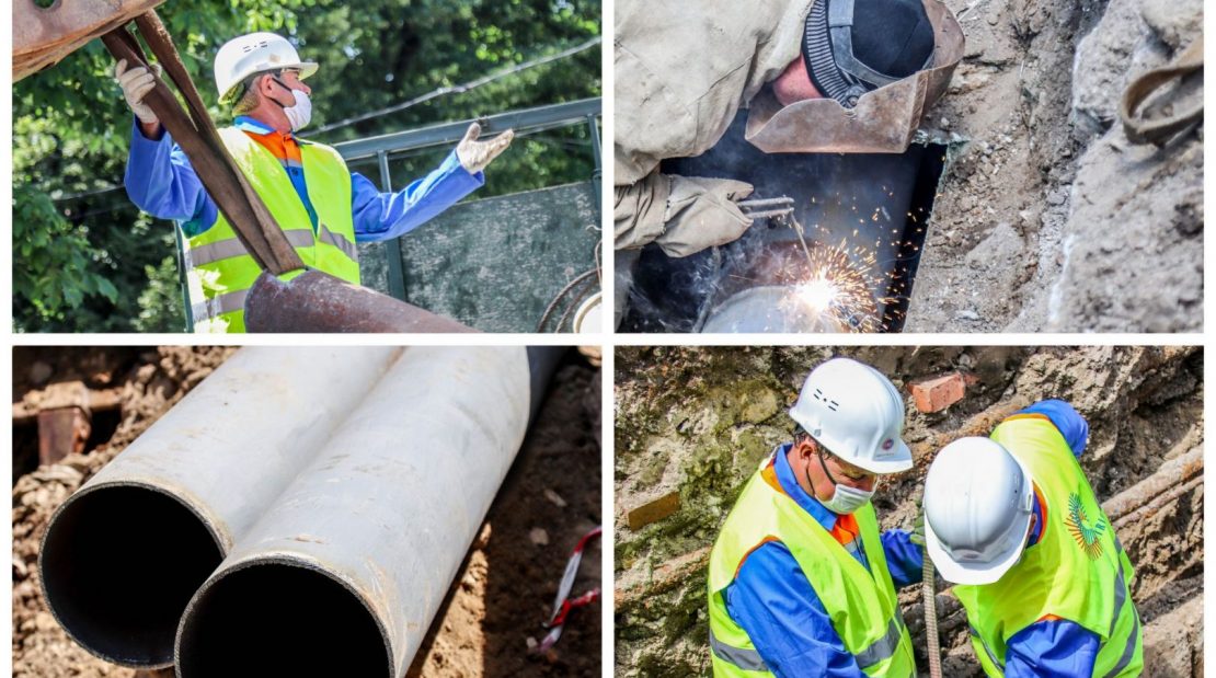  Termoelectrica a reabilitat, în timp record, un tronson de conducte termice din str. Vlaicu Pârcălab